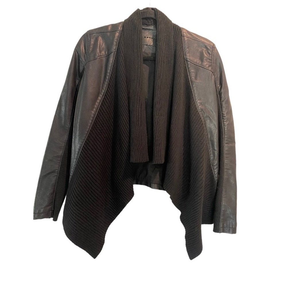 Blank NYC faux leather jacket. Black. XS